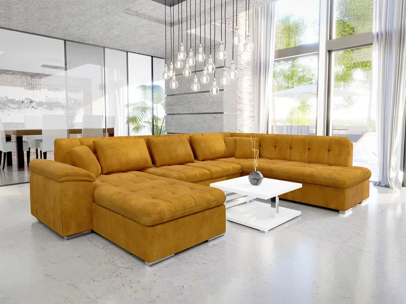 Dynir 6-sits U-Suffa Divan Vänster - Möbler - Vardagsrum - Bäddsoffor - Hörnbäddsoffa