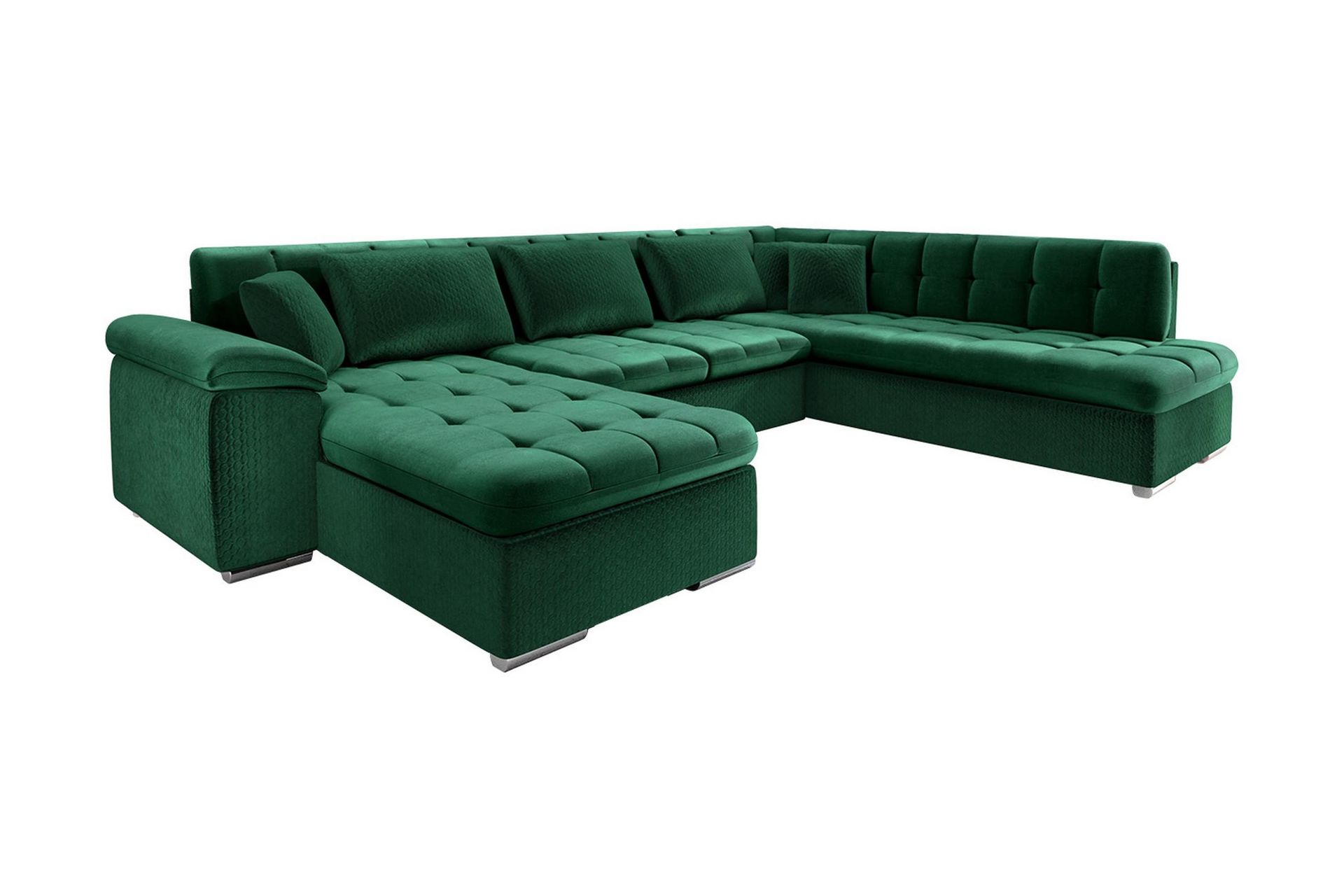 Dynir B&auml;ddsoffa Divan V&auml;nster - M&ouml;rkgr&ouml;n