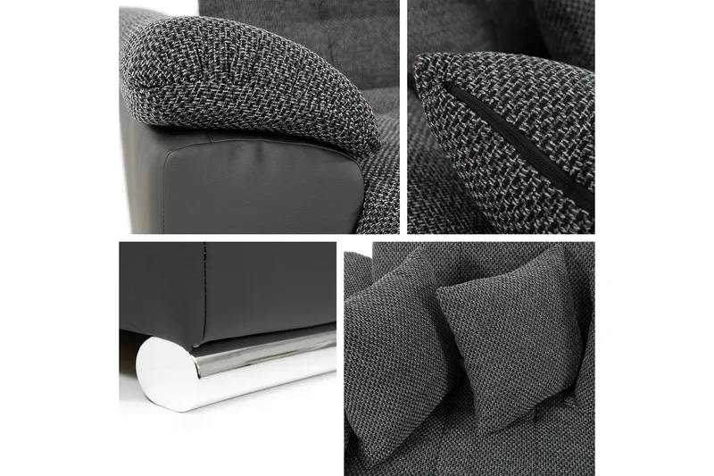 Dynir Bäddsoffa m. Divan och Schäslong 5-sits - Grön - Möbler - Vardagsrum - Bäddsoffor - U bäddsoffa