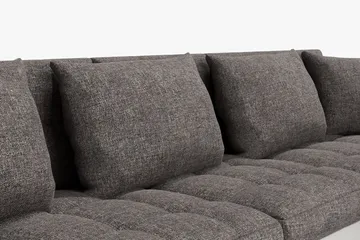 Dynir Hörnbäddsoffa Divan med Förvaring Höger - Vit/Ljusgrå - Möbler - Vardagsrum - Bäddsoffor - U bäddsoffa