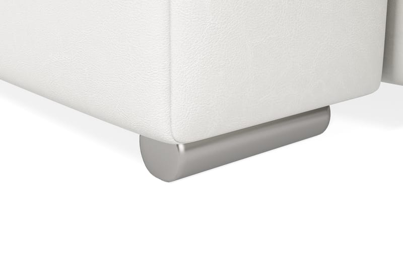 Dynir Hörnbäddsoffa Divan med Förvaring Vänster - Ljusgrå/Vit - Möbler - Vardagsrum - Bäddsoffor - U bäddsoffa