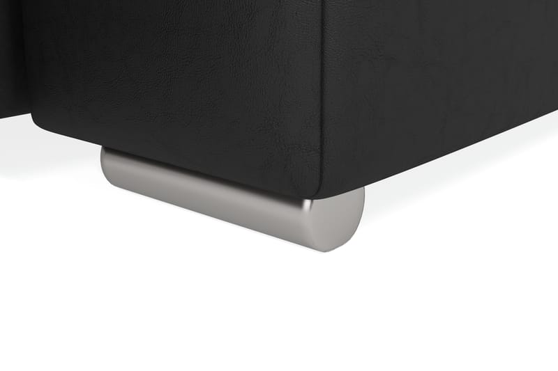 Dynir Stor Hörnbäddsoffa Divan med Förvaring Höger 350 cm - Svart / Grå - Möbler - Vardagsrum - Bäddsoffor - U bäddsoffa