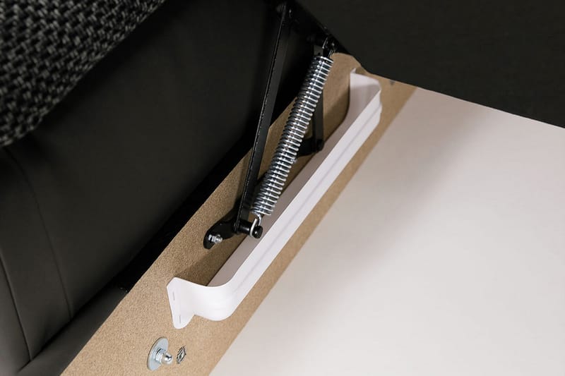 Dynir Stor Hörnbäddsoffa Divan med Förvaring Vänster - Grå / Svart - Möbler - Vardagsrum - Bäddsoffor - U bäddsoffa