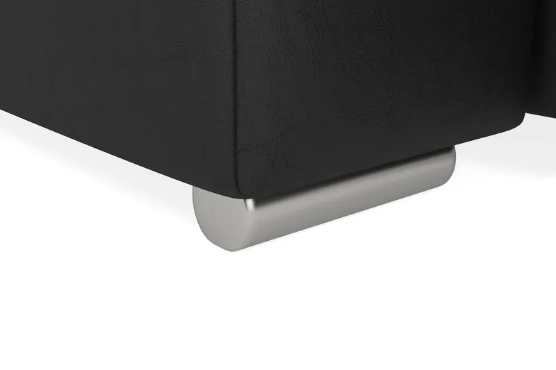 Dynir Stor Hörnbäddsoffa Divan med Förvaring Vänster - Grå / Svart - Möbler - Vardagsrum - Bäddsoffor - U bäddsoffa