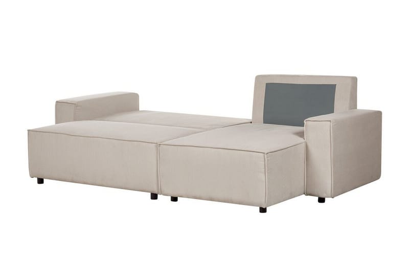 Dyshawn Hörnbäddsoffa 2-sits - Beige/Svart - Möbler - Vardagsrum - Bäddsoffor