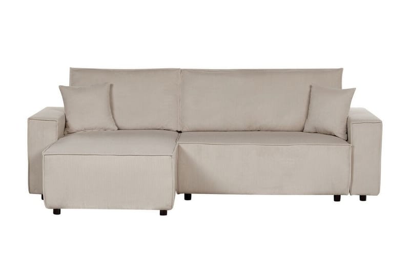 Dyshawn Hörnbäddsoffa 2-sits - Beige/Svart - Möbler - Vardagsrum - Bäddsoffor