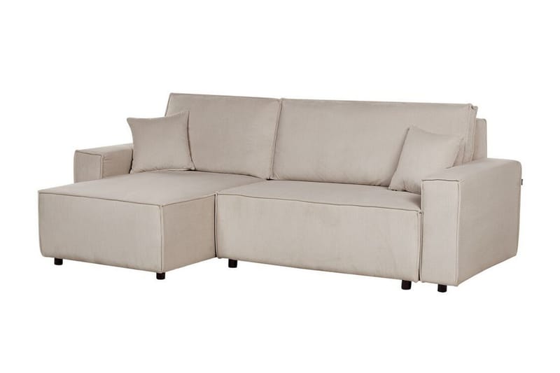 Dyshawn Hörnbäddsoffa 2-sits - Beige/Svart - Möbler - Vardagsrum - Bäddsoffor