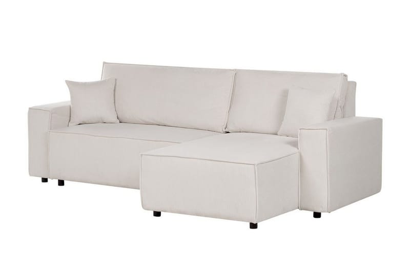 Dyshawn Hörnbäddsoffa 2-sits - Vit/Svart - Möbler - Vardagsrum - Bäddsoffor