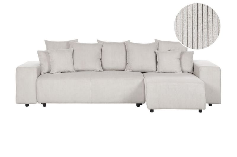Dysis Hörnbäddsoffa 3-sits - Beige/Svart - Möbler - Vardagsrum - Bäddsoffor - Hörnbäddsoffa
