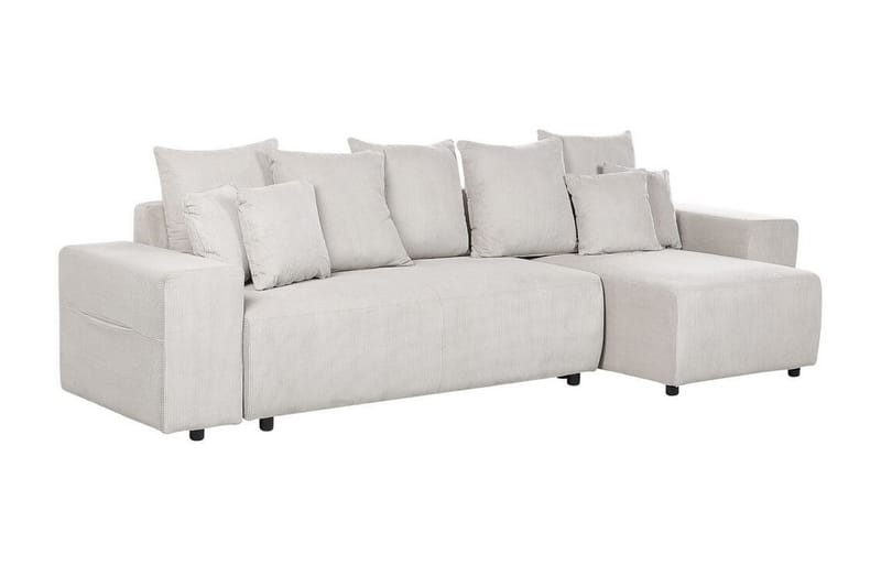 Dysis Hörnbäddsoffa 3-sits - Beige/Svart - Möbler - Vardagsrum - Bäddsoffor - Hörnbäddsoffa