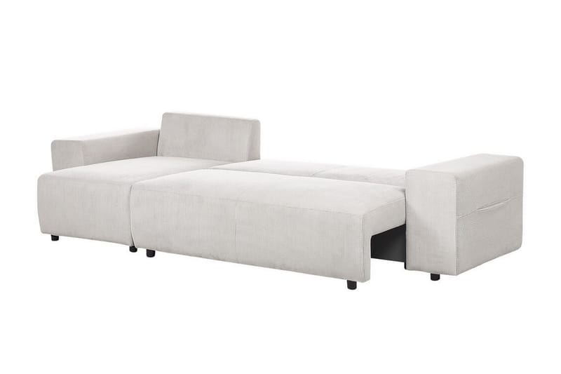 Dysis Hörnbäddsoffa 3-sits - Beige/Svart - Möbler - Vardagsrum - Bäddsoffor - Hörnbäddsoffa