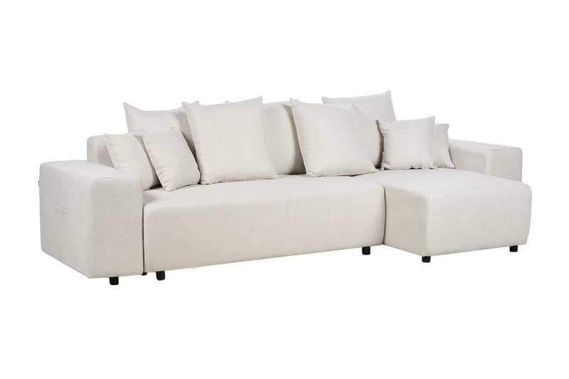 Dysis Hörnbäddsoffa 3-sits - Beige/Svart - Möbler - Vardagsrum - Bäddsoffor - Hörnbäddsoffa