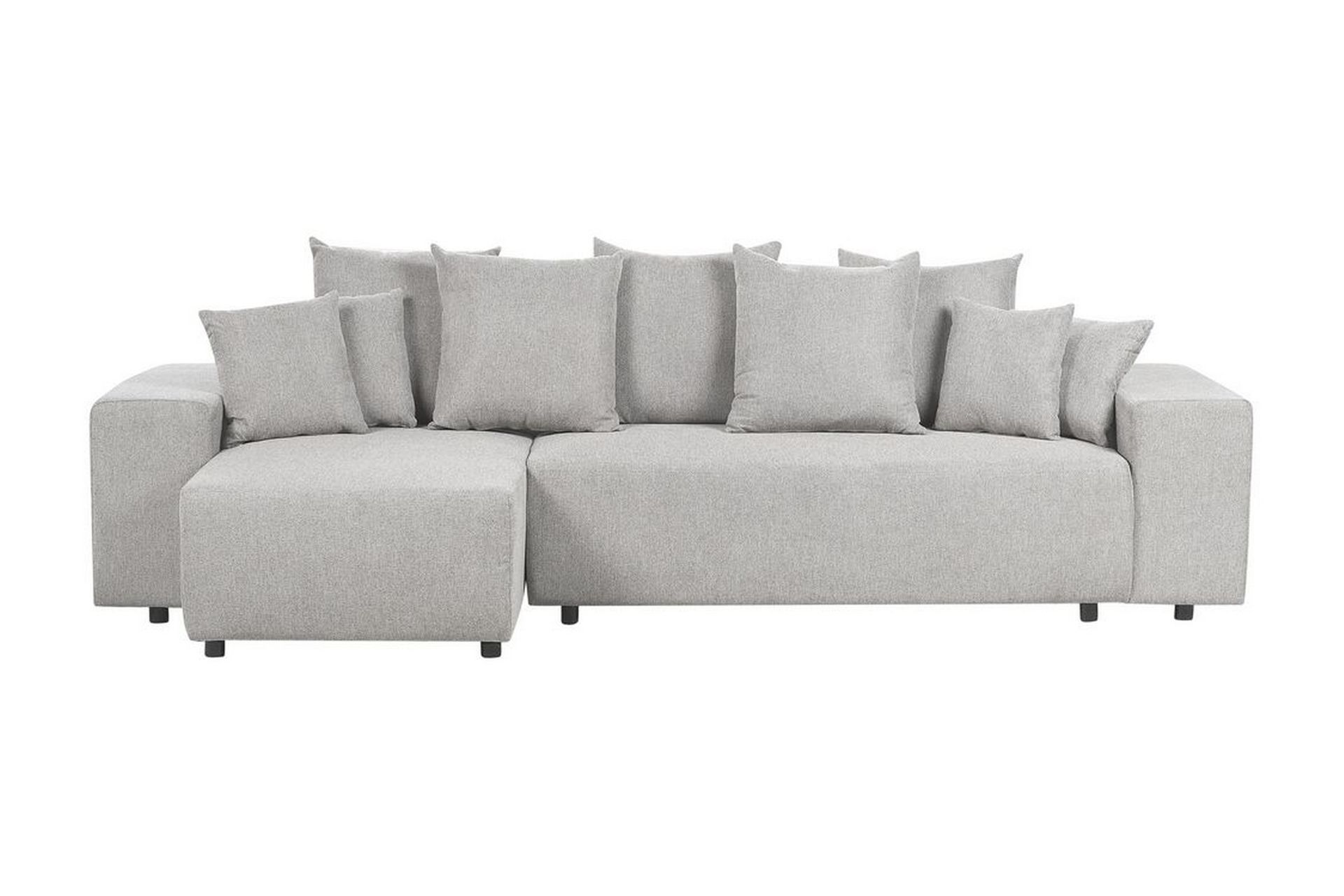 dysis hörnbäddsoffa 3-sits - grå/svart