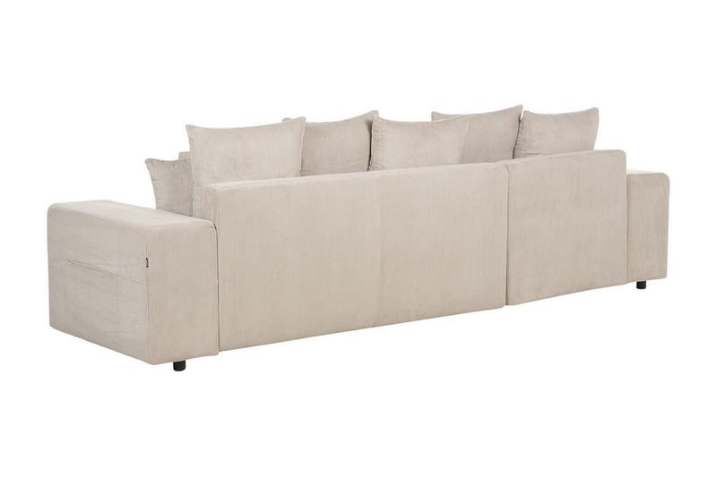 Dysis Hörnbäddsoffa 3-sits - Taupe/Svart - Möbler - Vardagsrum - Bäddsoffor - Hörnbäddsoffa