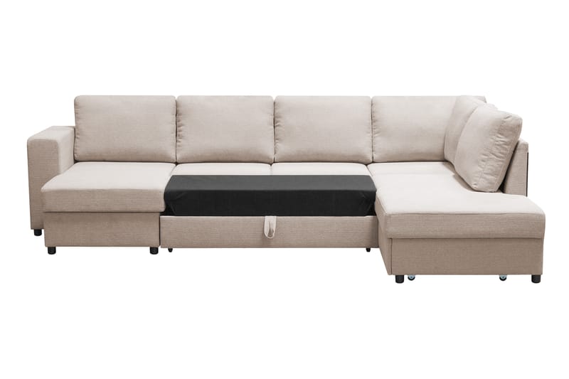 EDMONDS U-Bäddsoffa Höger Beige - Möbler - Vardagsrum - Bäddsoffor - U bäddsoffa