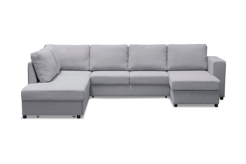 EDMONDS U-Bäddsoffa Vänster Ljusgrå - Möbler - Vardagsrum - Bäddsoffor - U bäddsoffa
