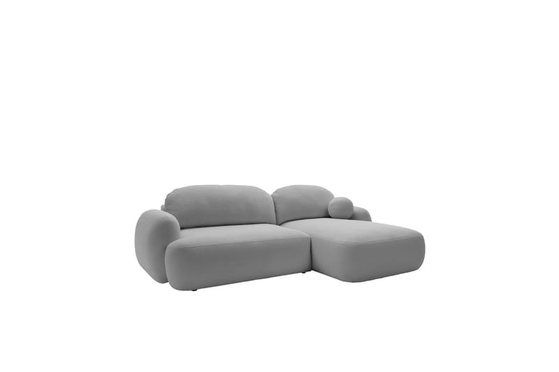Efrem Bäddsoffa med Divan 3-sits i Bouclé - Ljusgrå - Möbler - Vardagsrum - Bäddsoffor