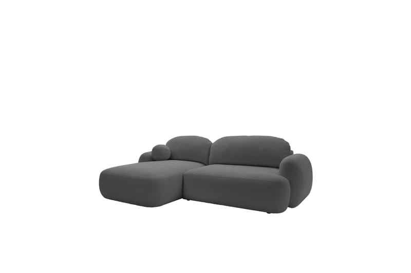 Efrem Bäddsoffa med Divan 3-sits i Bouclé - Mörkgrå - Möbler - Vardagsrum - Bäddsoffor