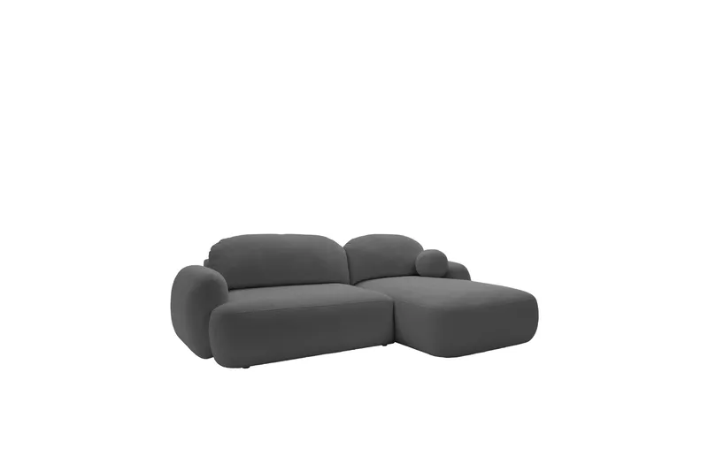 Efrem Bäddsoffa med Divan 3-sits i Bouclé - Mörkgrå - Möbler - Vardagsrum - Bäddsoffor
