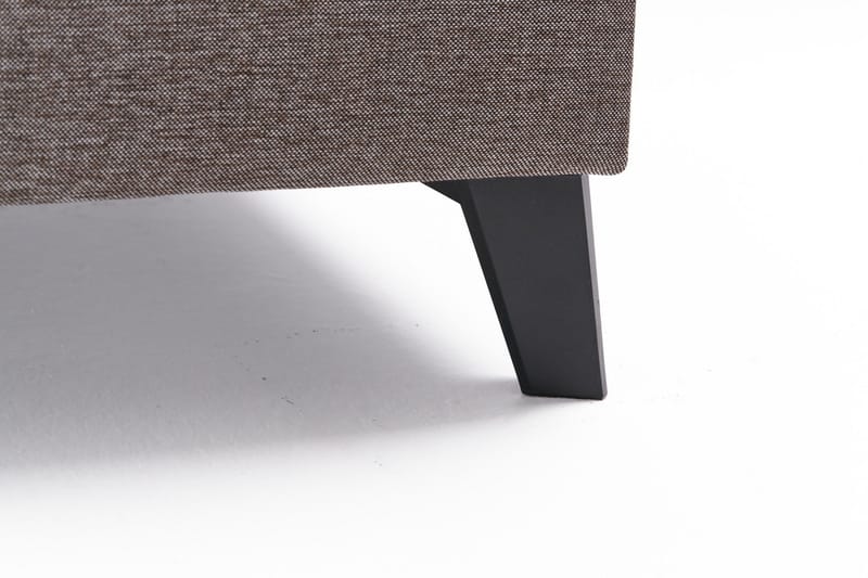 Efsunlu U-bäddsoffa - Brun/Svart - Möbler - Vardagsrum - Bäddsoffor - U bäddsoffa