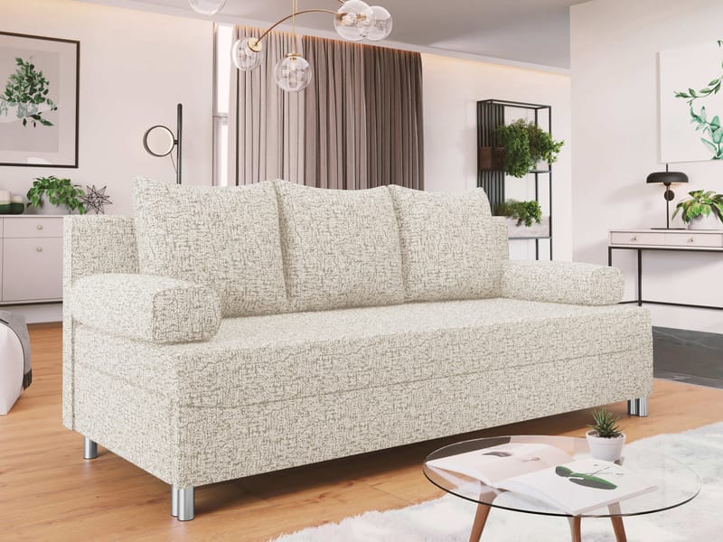 Eifion 3-sits Bäddsoffa - beige - Möbler - Vardagsrum - Bäddsoffor