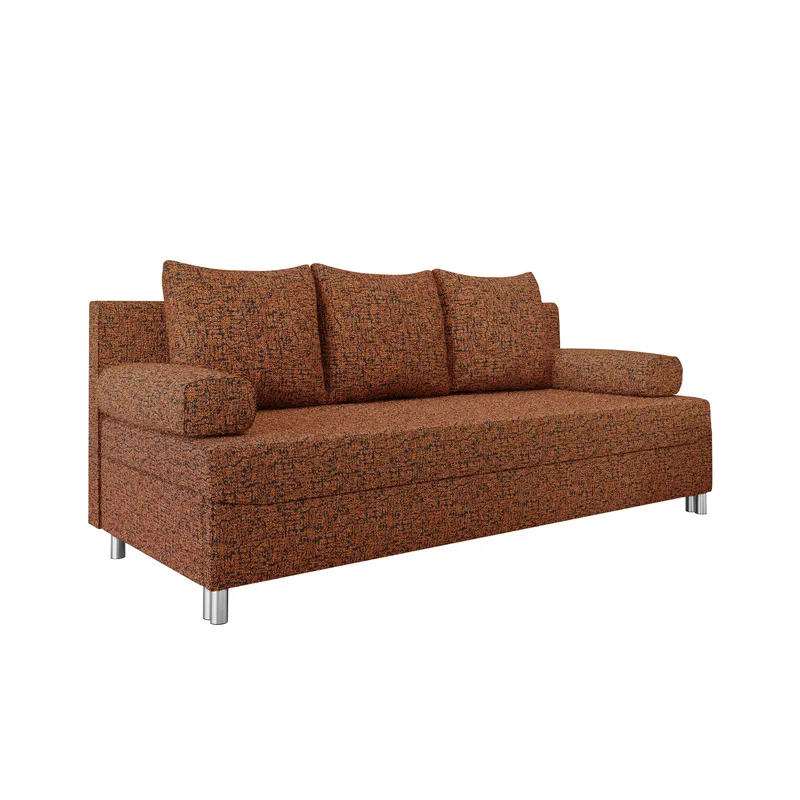 Eifion 3-sits Bäddsoffa, rostorange