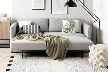 Eksjo Bäddsoffa 220 cm - Grå - Möbler - Vardagsrum - Bäddsoffor
