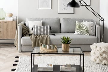 Eksjo Bäddsoffa 220 cm - Grå - Möbler - Vardagsrum - Bäddsoffor