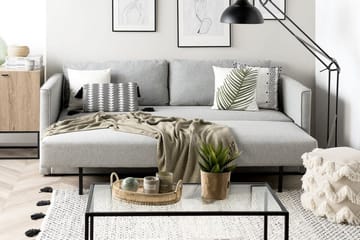 Eksjo Bäddsoffa 220 cm - Grå - Möbler - Vardagsrum - Bäddsoffor