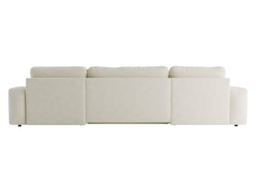 Elvior 5-sits U-formad bäddsoffa med dubbeldivan - grå - Möbler - Vardagsrum - Bäddsoffor - Hörnbäddsoffa