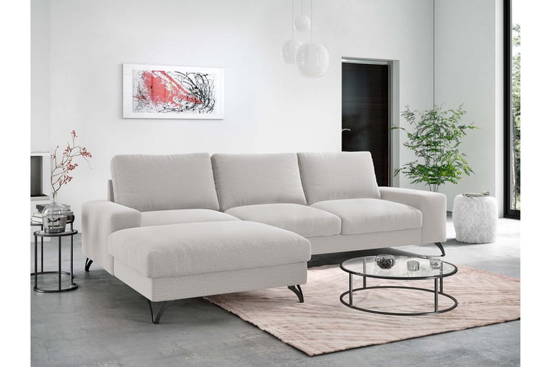 Emet Bäddsoffa med Divan 3-sits - Beige - Möbler - Vardagsrum - Bäddsoffor