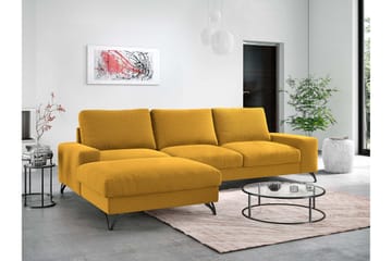 Emet Bäddsoffa med Divan 3-sits - Brun - Möbler - Vardagsrum - Bäddsoffor