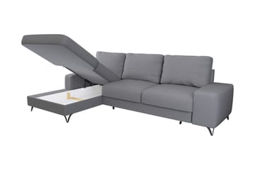 Emet Bäddsoffa med Divan 3-sits - Vit - Möbler - Vardagsrum - Bäddsoffor