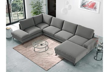 Emet Bäddsoffa med Divan och Schäslong 5-sits - Beige - Möbler - Vardagsrum - Bäddsoffor - U bäddsoffa