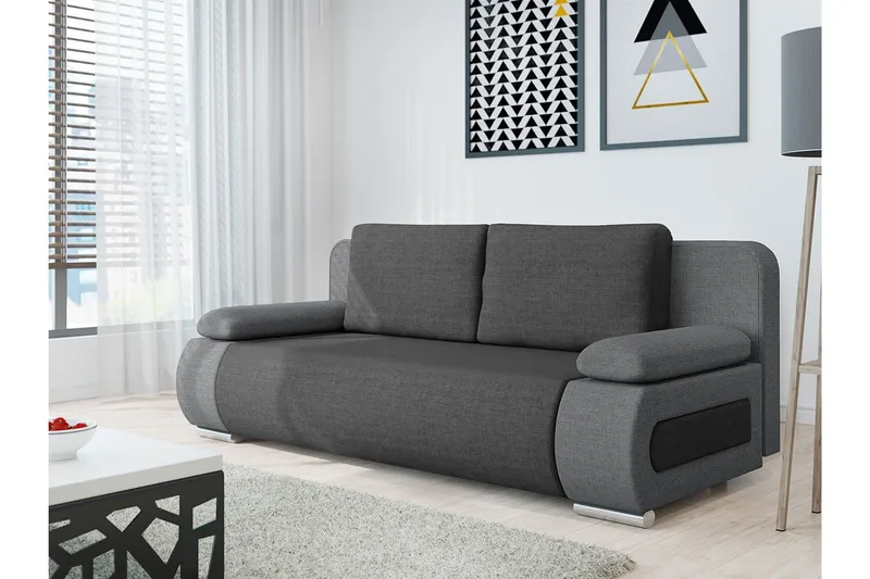 Emma Bäddsoffa 200x94x76 cm - Grå - Möbler - Vardagsrum - Bäddsoffor