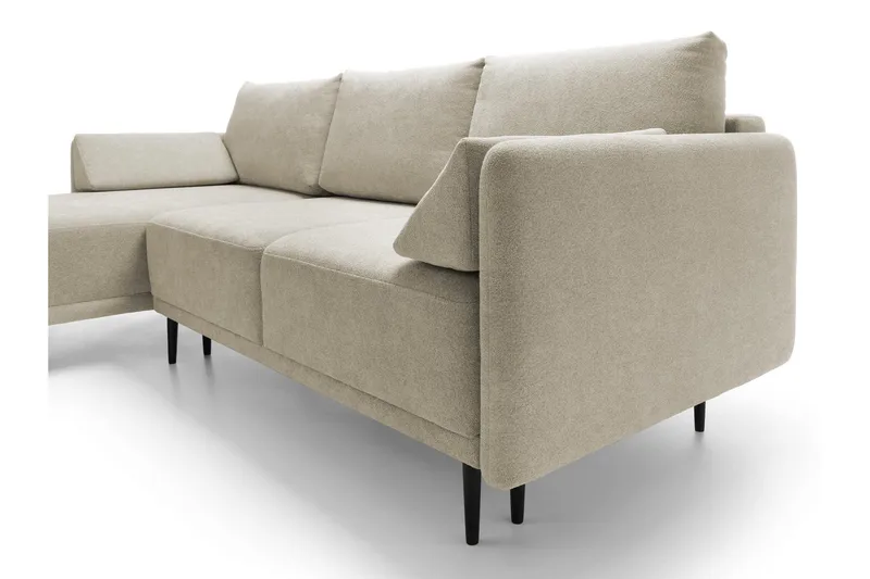 Enaya Bäddsoffa m. Divan 3-sits - Beige - Möbler - Vardagsrum - Bäddsoffor