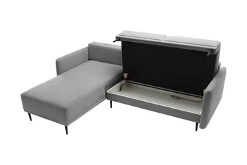 Enaya Bäddsoffa m. Divan 3-sits - Grå - Möbler - Vardagsrum - Bäddsoffor