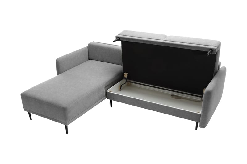 Enaya Bäddsoffa m. Divan 3-sits - Grå - Möbler - Vardagsrum - Bäddsoffor