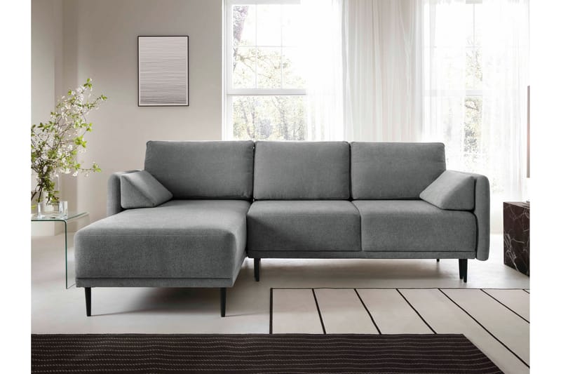 Enaya Bäddsoffa m. Divan 3-sits - Grå - Möbler - Vardagsrum - Bäddsoffor