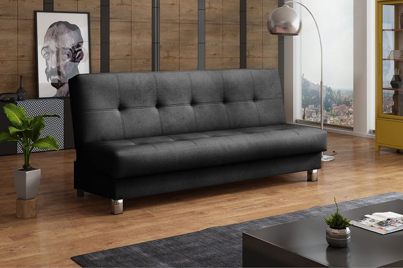 Enduro Bäddsoffa 195x85x90 cm - Grå - Möbler - Vardagsrum - Bäddsoffor