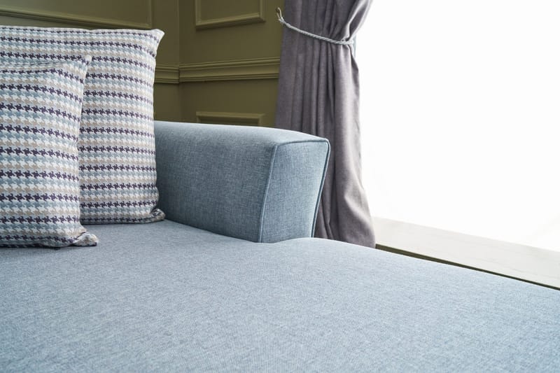 Eriska U-bäddsoffa - Blå/Svart - Möbler - Vardagsrum - Bäddsoffor - U bäddsoffa