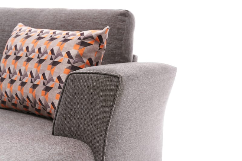 Eriska U-bäddsoffa - Brun/Svart - Möbler - Vardagsrum - Bäddsoffor - U bäddsoffa