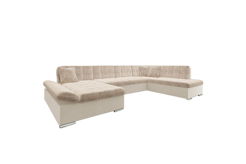 ERNYR Bäddsoffa m. Divan och Schäslong - Möbler - Vardagsrum - Bäddsoffor - U bäddsoffa