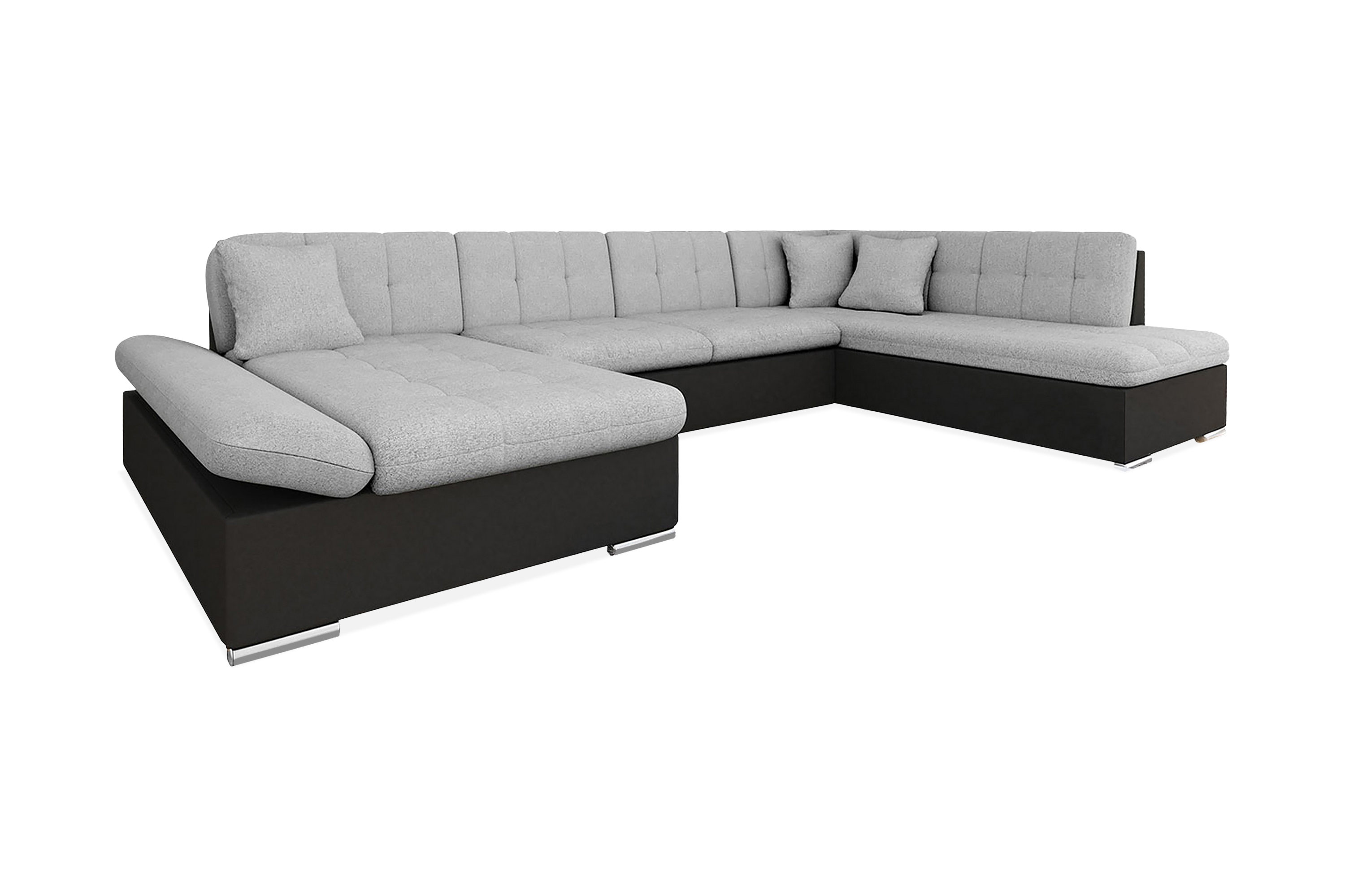 ernyr bäddsoffa vänster - grå