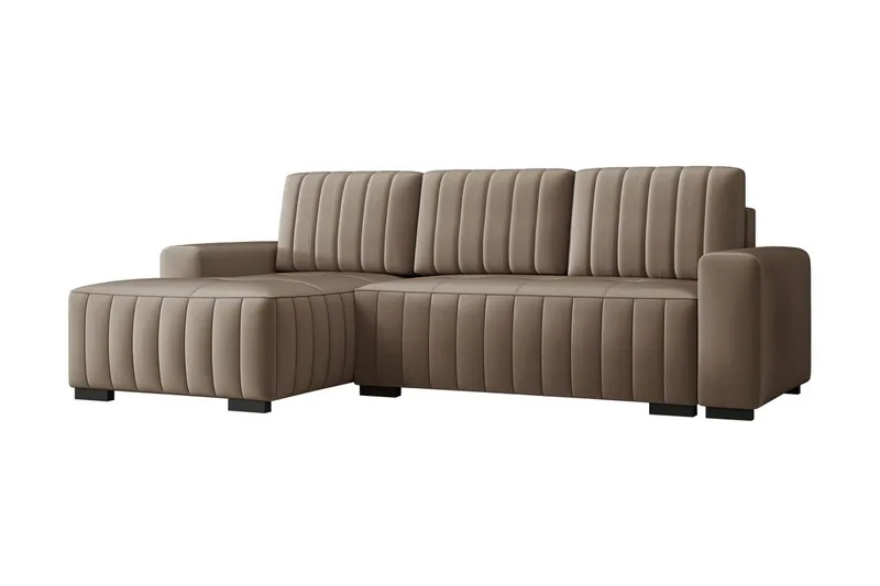 Esher 4-sits Bäddsoffa Vänster - Beige - Möbler - Vardagsrum - Bäddsoffor