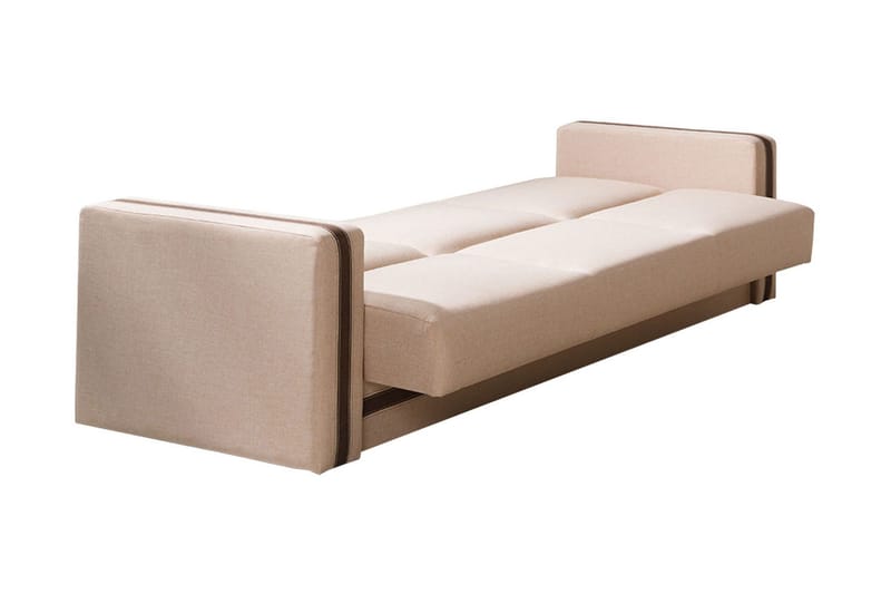 EUFORIA Bäddsoffa 222x88x89 cm - Brun - Möbler - Vardagsrum - Bäddsoffor