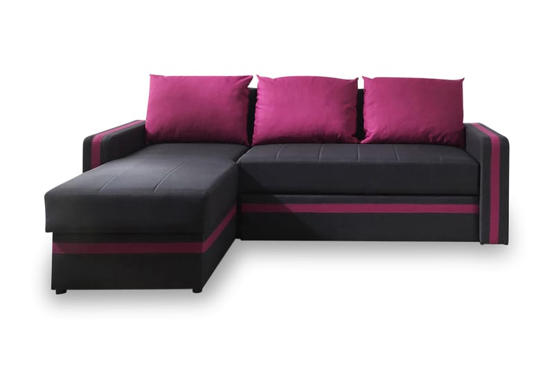 EUFORIA Divanbäddsoffa 234x156x82 cm - Rosa - Bäddsoffor - Bäddsoffa divan