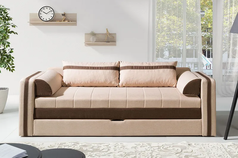 Euforia Soffa 222x75x77 cm - Beige - Möbler - Vardagsrum - Bäddsoffor