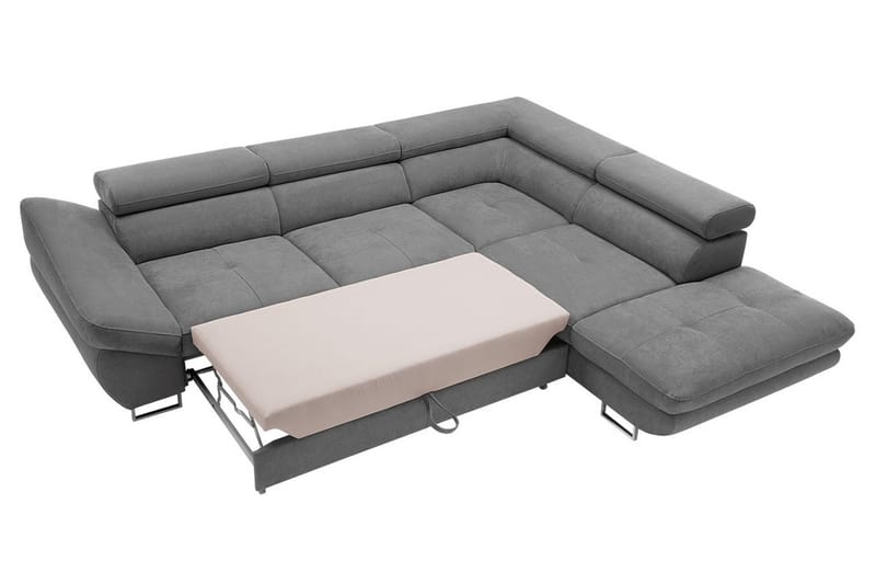 Fabio Divanbäddsoffa 280x235x88 cm - Grå - Möbler - Vardagsrum - Bäddsoffor