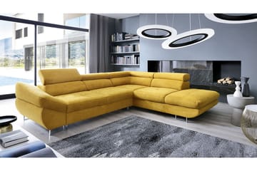 Fabio Divanbäddsoffa 280x235x88 cm - Gul - Möbler - Vardagsrum - Bäddsoffor